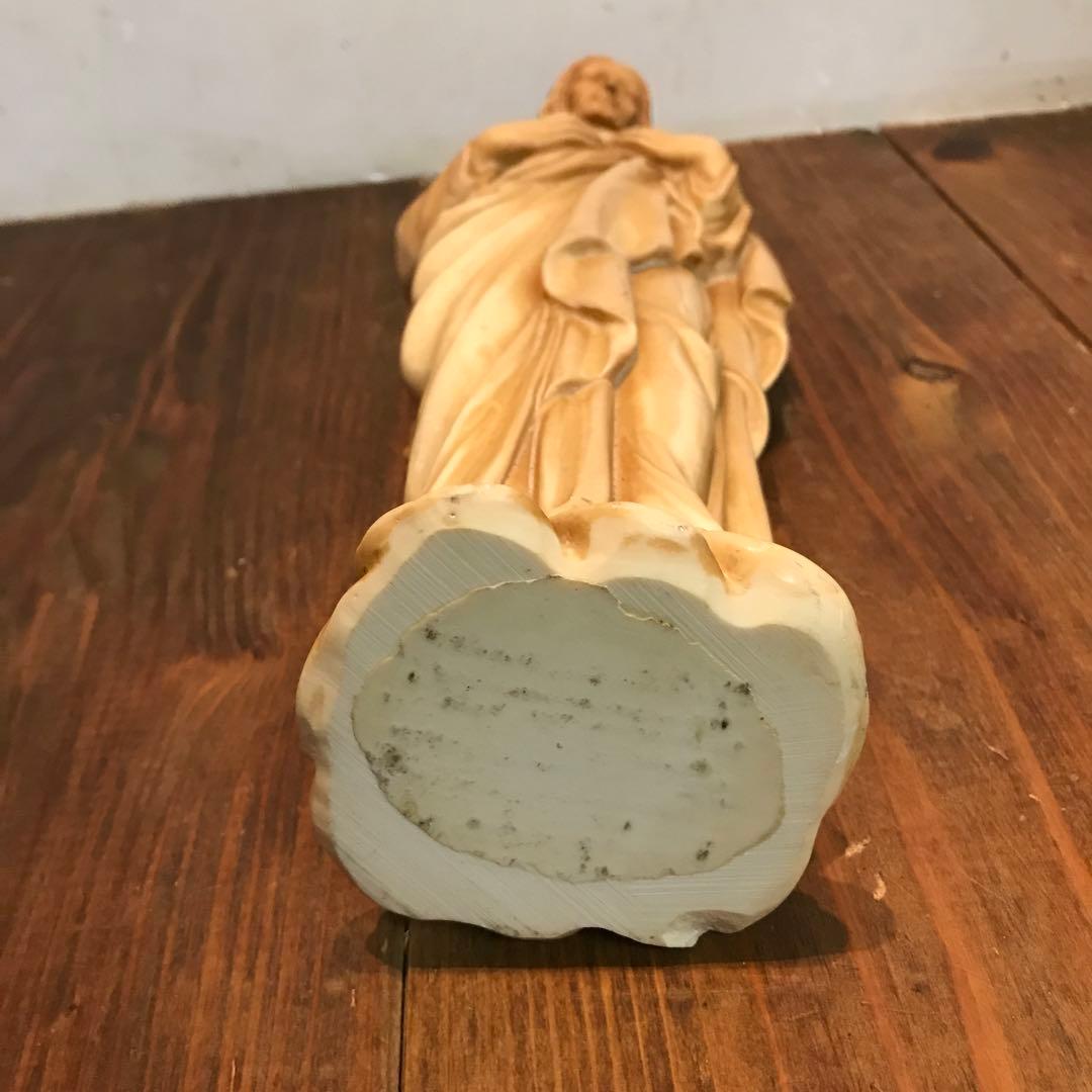 美品　ヴィンテージ　イエスキリスト像　立像　置物　オブジェ　像