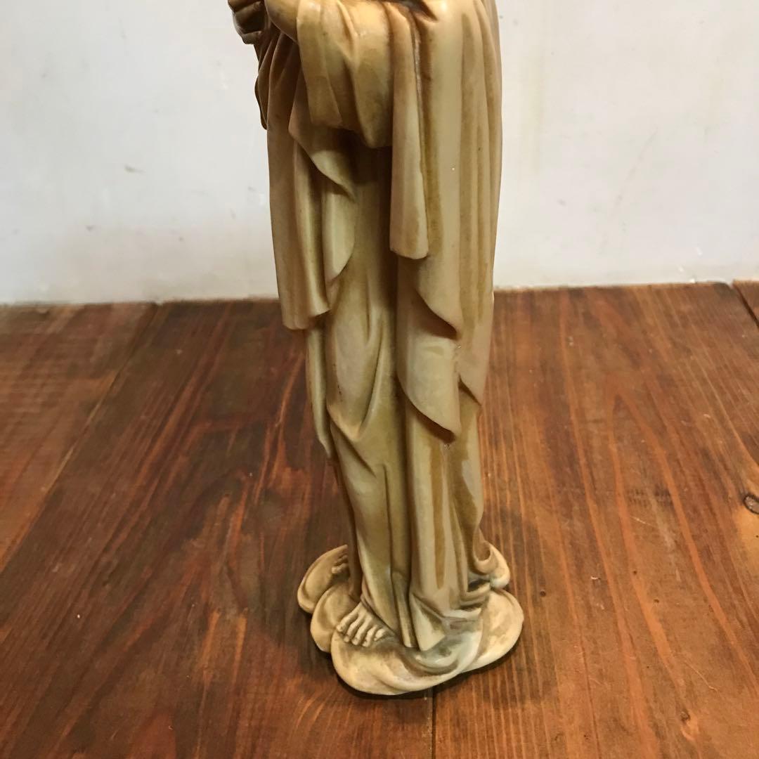 美品　ヴィンテージ　イエスキリスト像　立像　置物　オブジェ　像