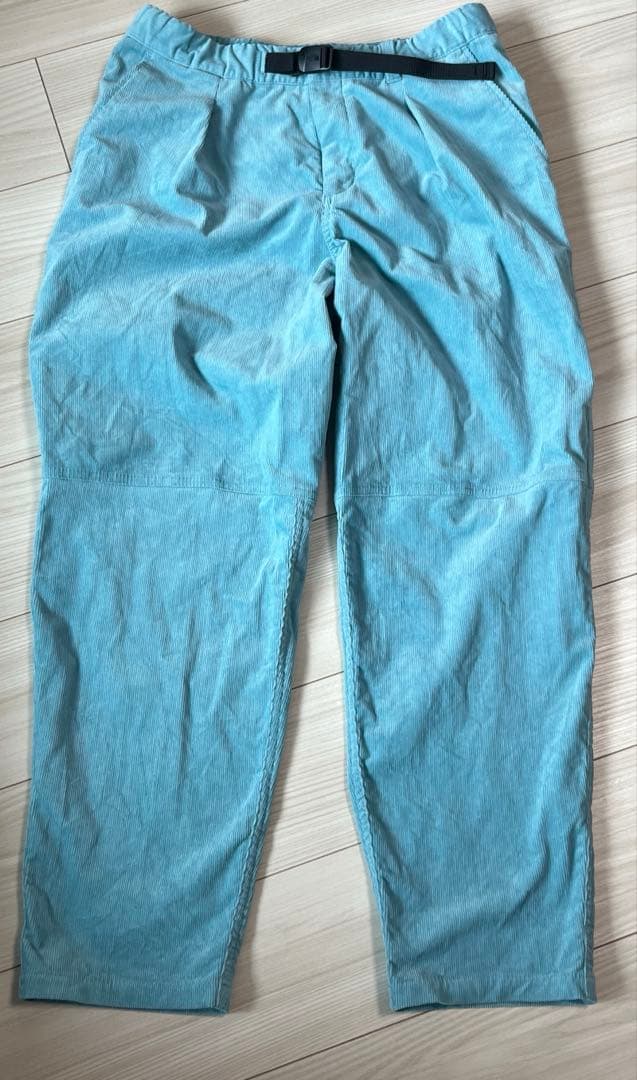 レディース　裏起毛　コーデュロイ　グラナムコードパンツ　ブルーエクリプス