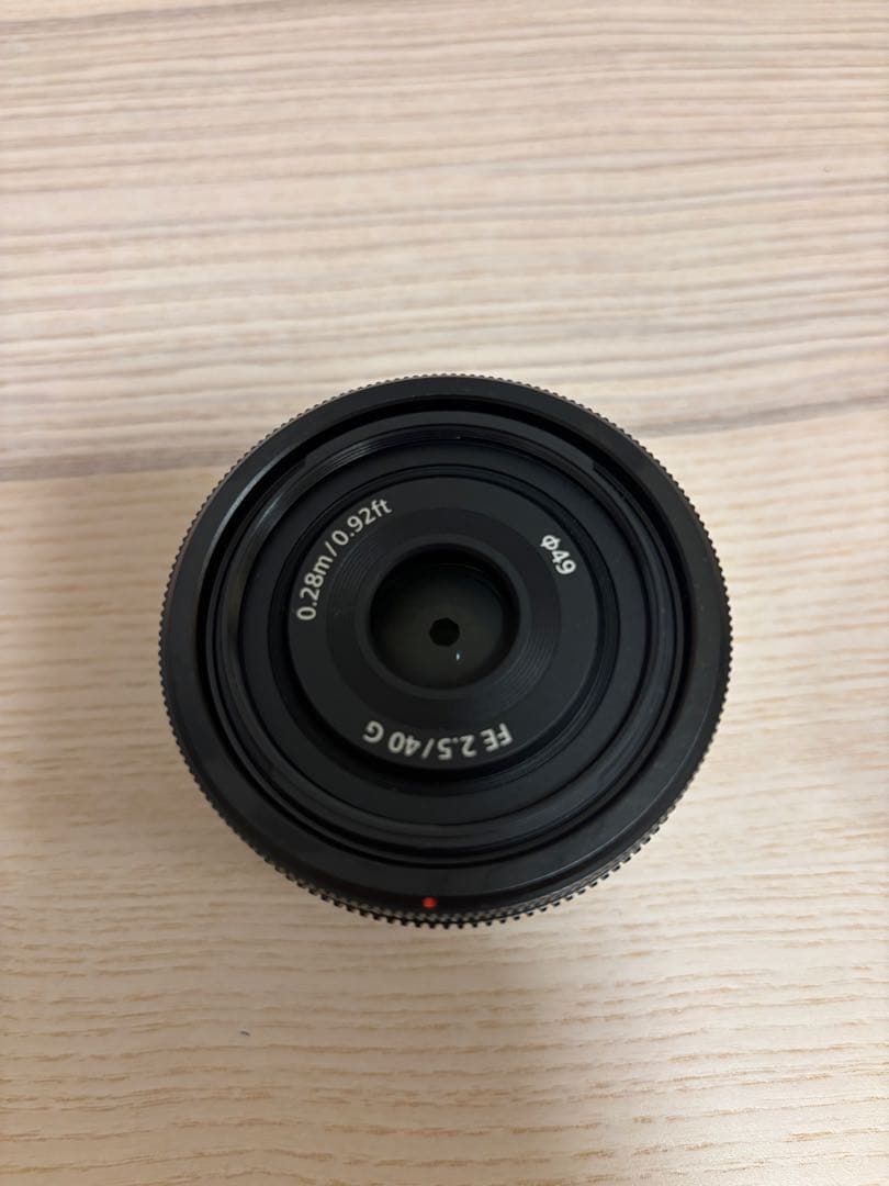 美品　SONY FE 40mm F2.5 G レンズ 保護フィルター付き