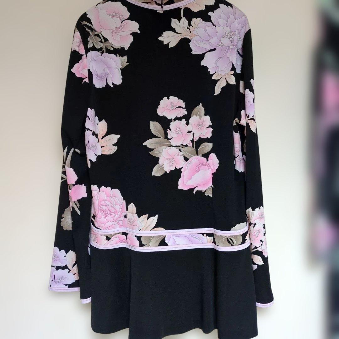 24年　新品　人気柄完売 LEONARD FASHION 花柄長袖チュニック