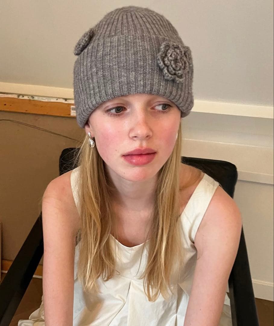 帽子 SINOON Flower Beanie (black)