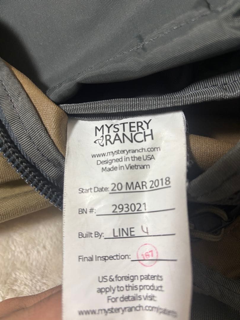 美品 MYSTERY RANCH バックパック カーキ キャメル リュック