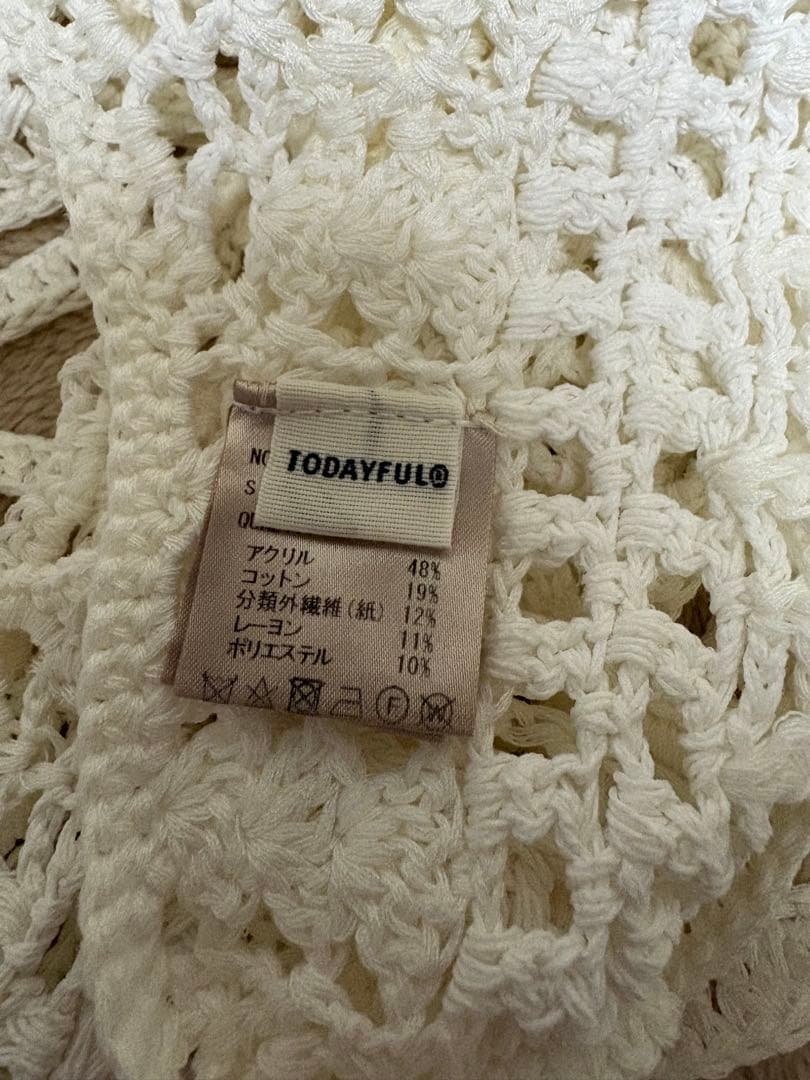 TODAYFUL Crochet Knit Bustier エクリュ