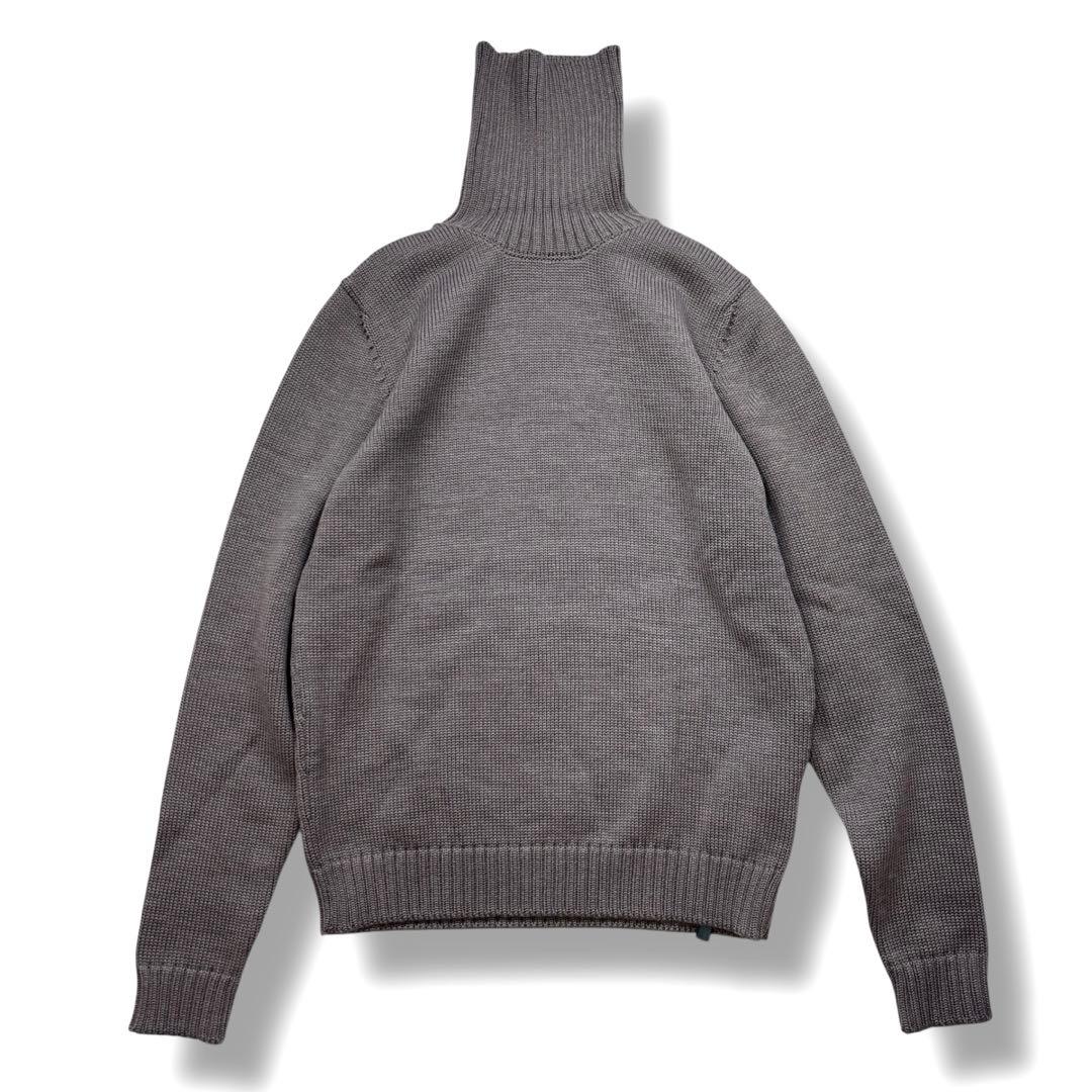 未使用級 タグ付き ザノーネ タートルネック ニット セーターミドルゲージ 44