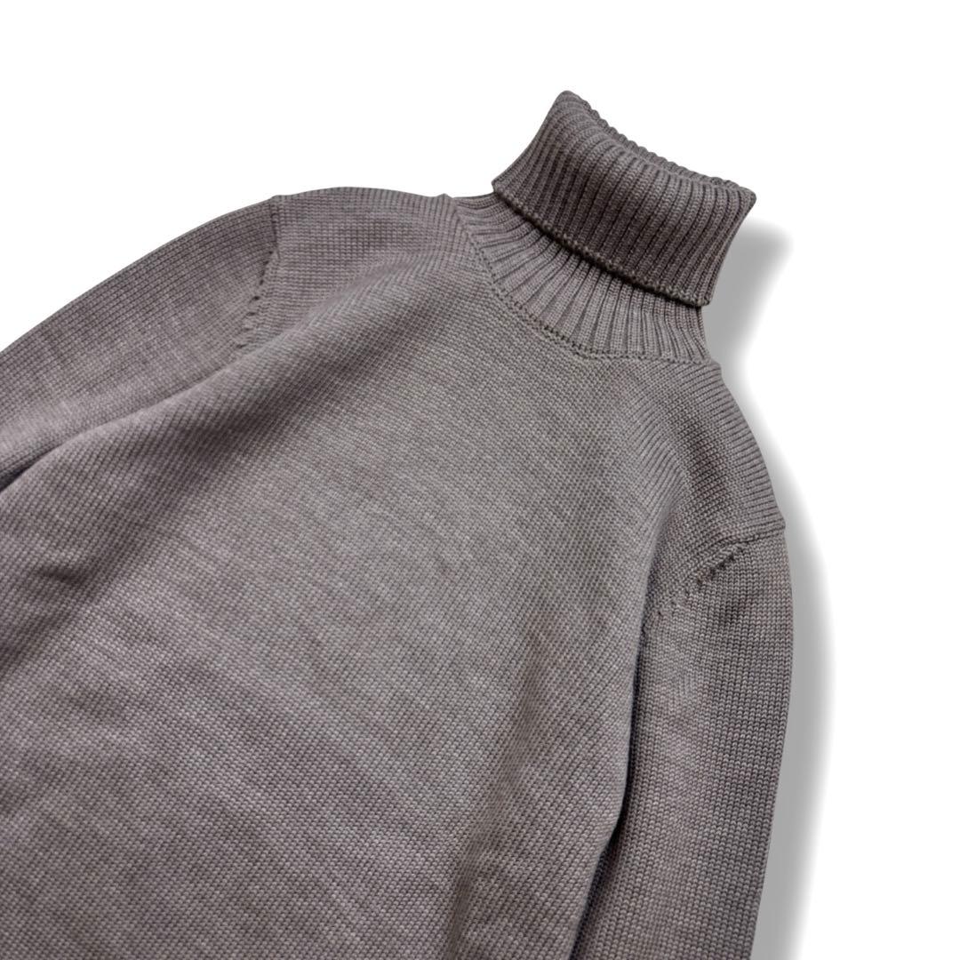 未使用級 タグ付き ザノーネ タートルネック ニット セーターミドルゲージ 44