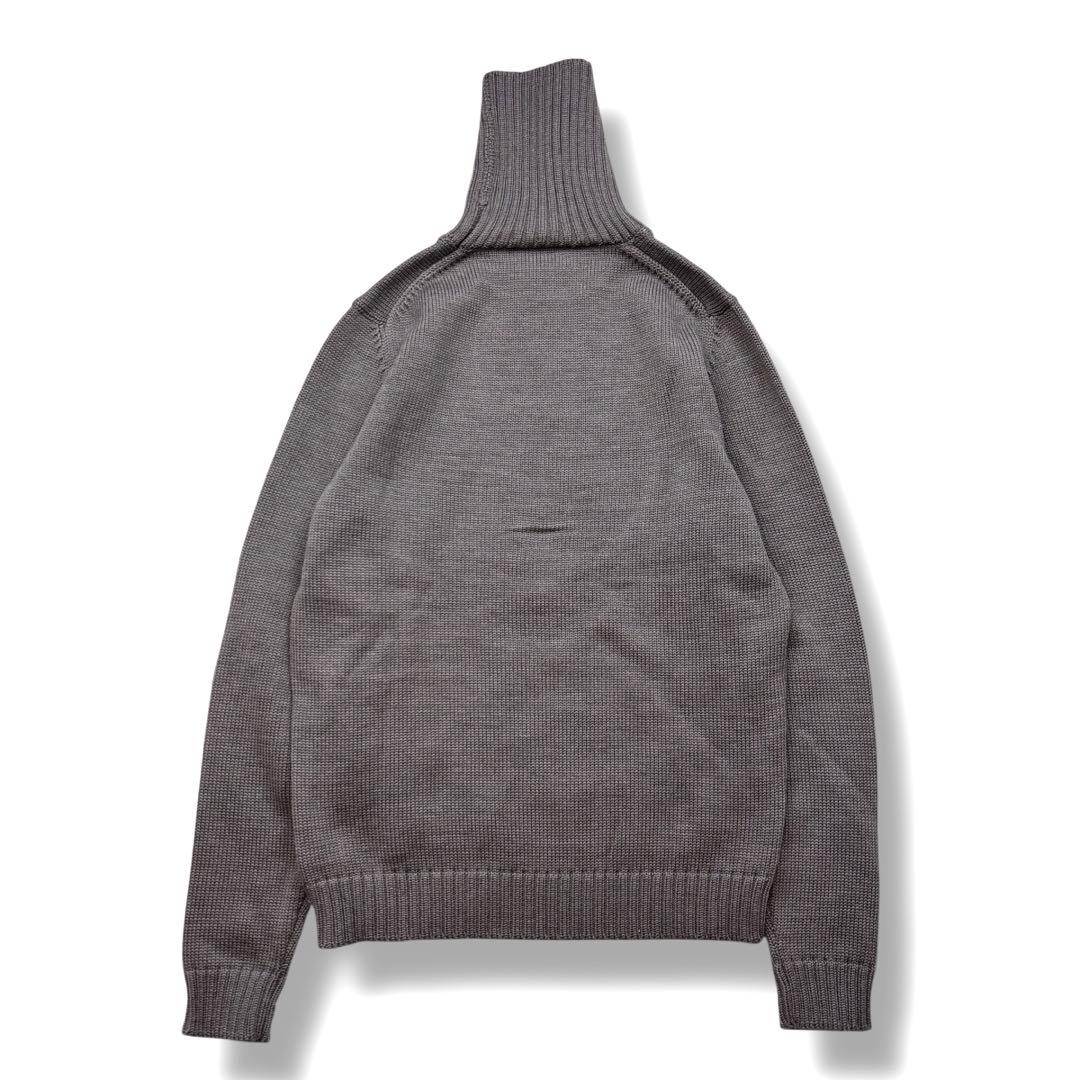 未使用級 タグ付き ザノーネ タートルネック ニット セーターミドルゲージ 44