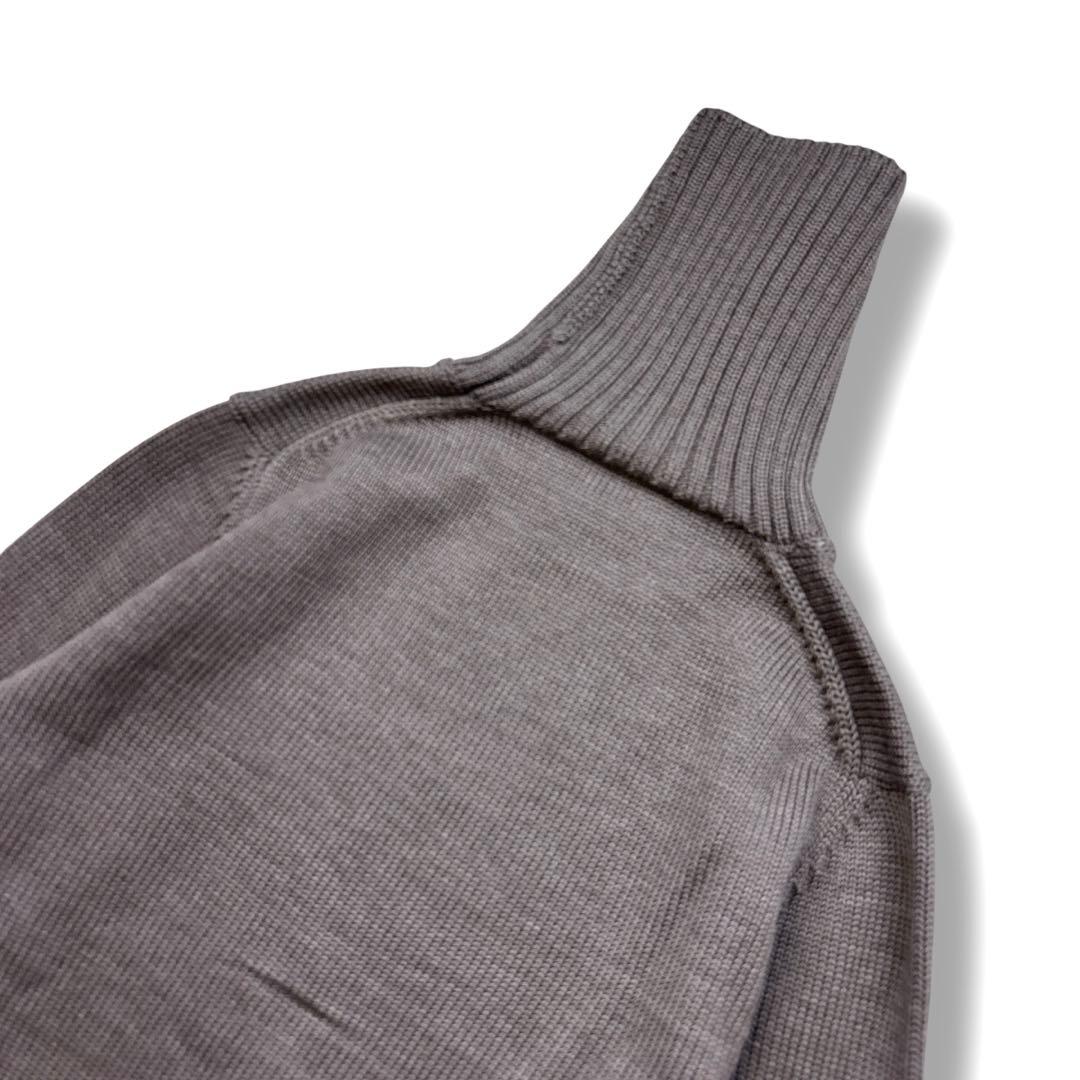 未使用級 タグ付き ザノーネ タートルネック ニット セーターミドルゲージ 44