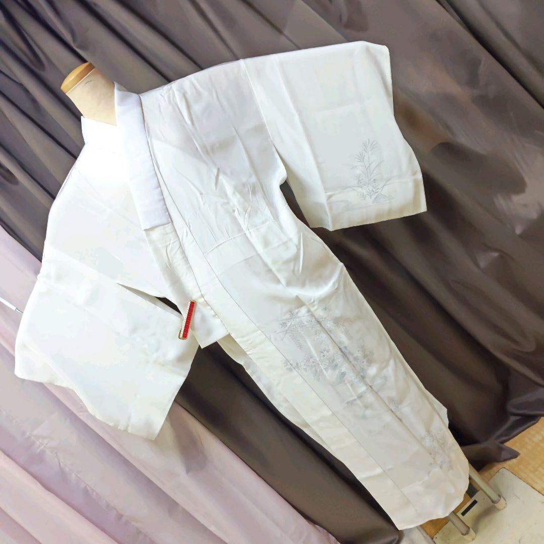 白・長襦袢・正絹 ❄️☆ 『 2495 』 ( 157 ㎝前後の方)