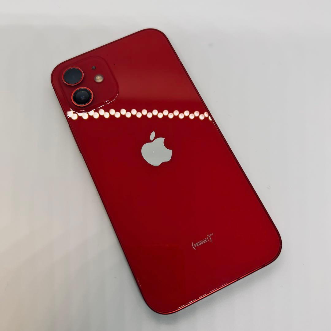 【SIMフリー】 iPhone 12 256GB レッド 本体 動作確認済み