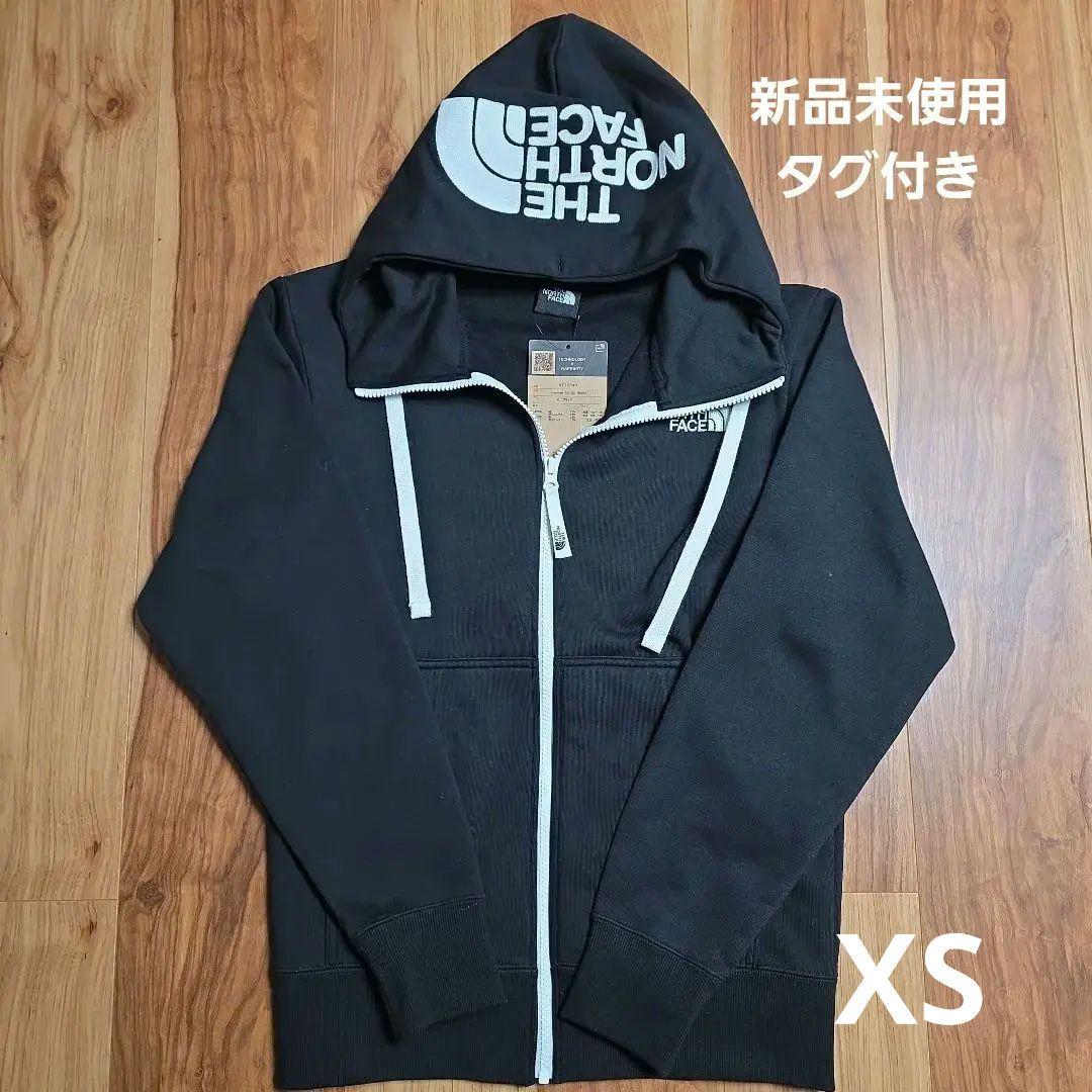 【即日発送】 ブラック ★ノースフェイス★リアビューフルジップ フーディーXS