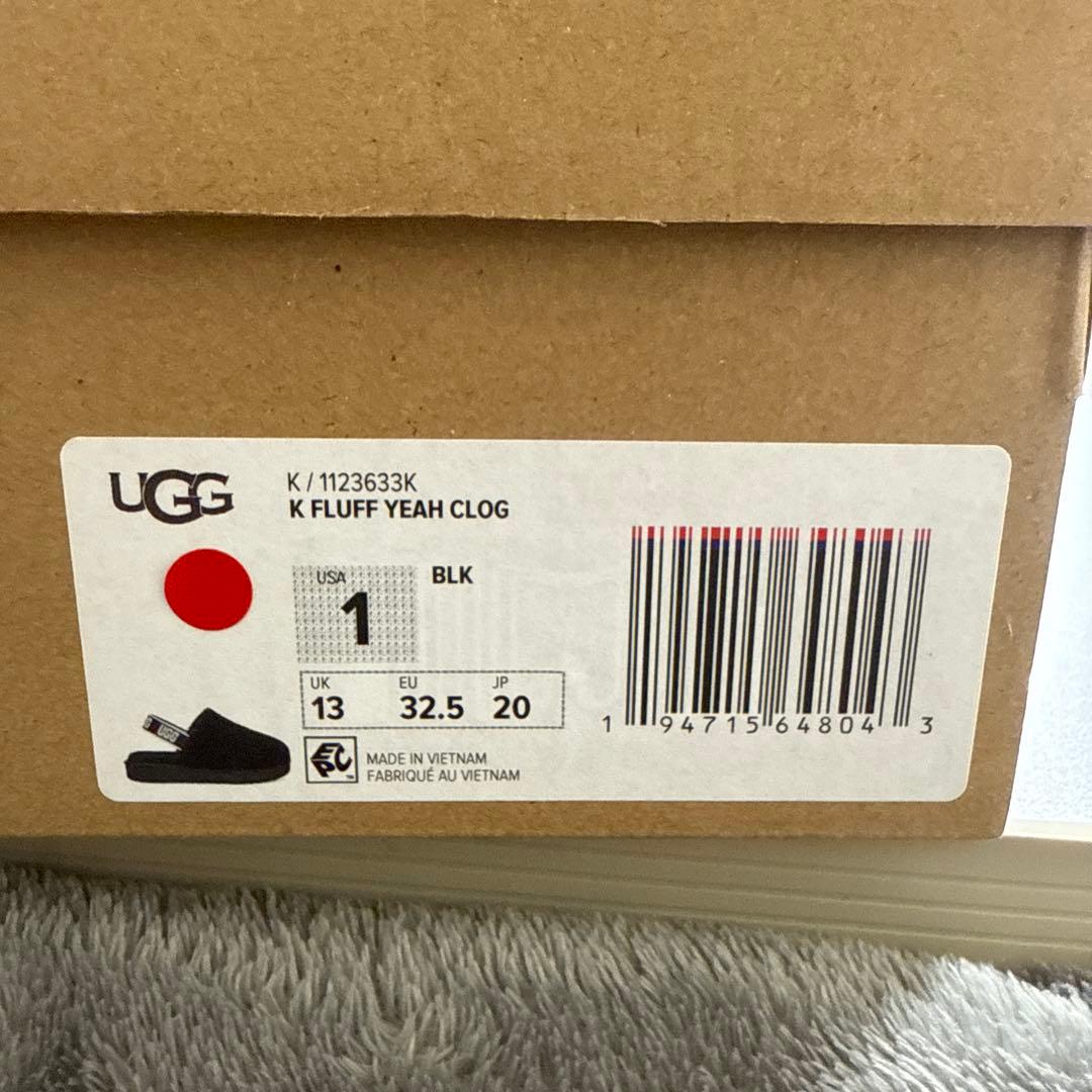 UGG Fluff Yeah サンダル ブラック jp20cm 値下げ中