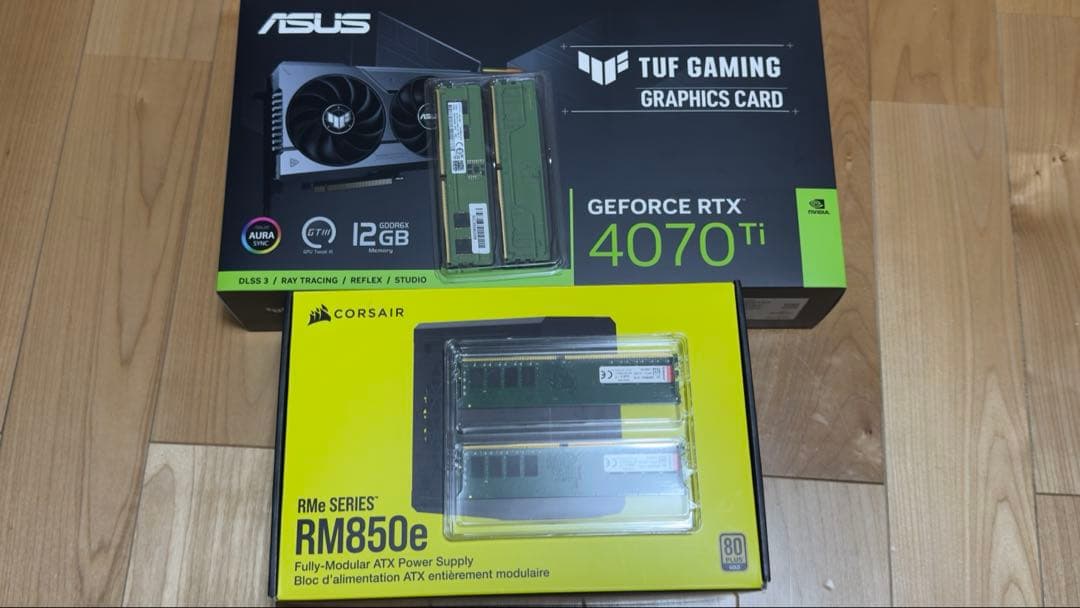RTX 4070 Ti + RM850e＋ddr5 16gb＋ddr4 16gb