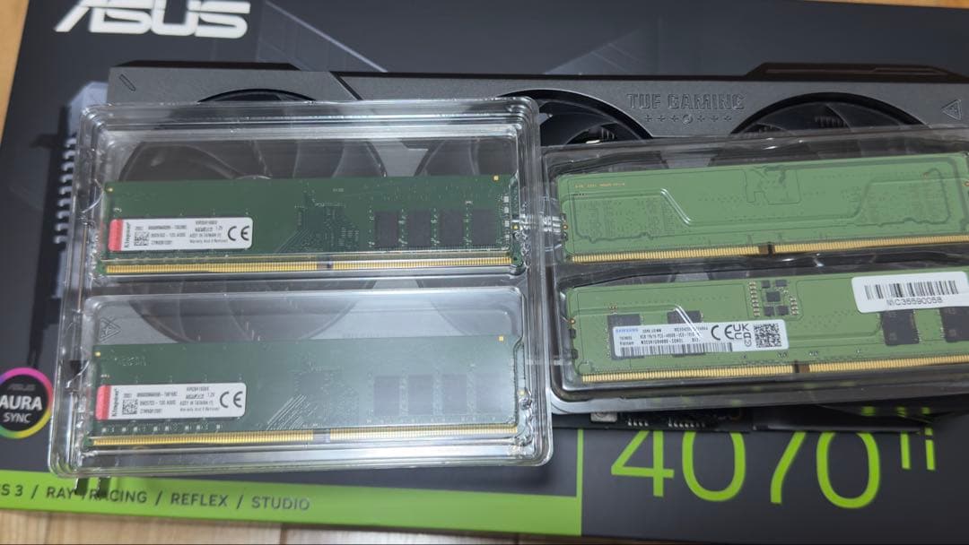 RTX 4070 Ti + RM850e＋ddr5 16gb＋ddr4 16gb