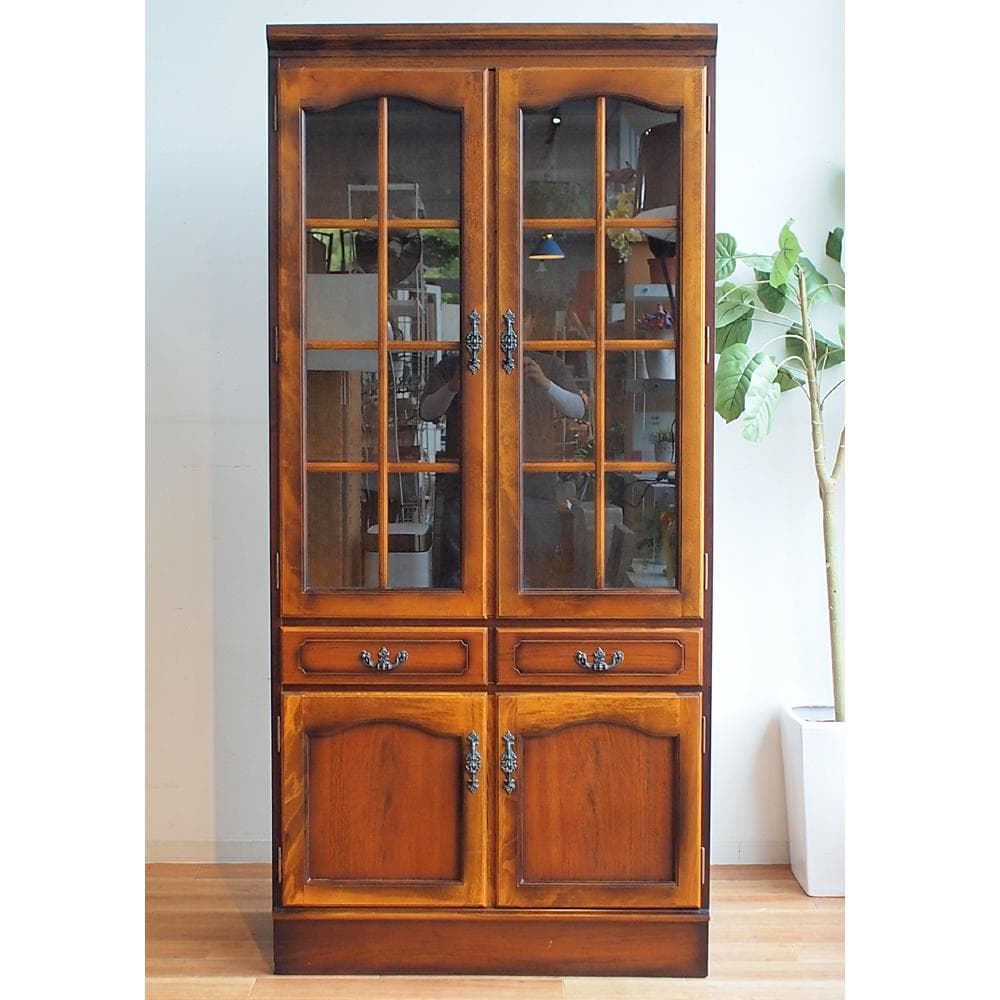 オールドカリモク/karimoku コロニアル カップボード 幅89cm