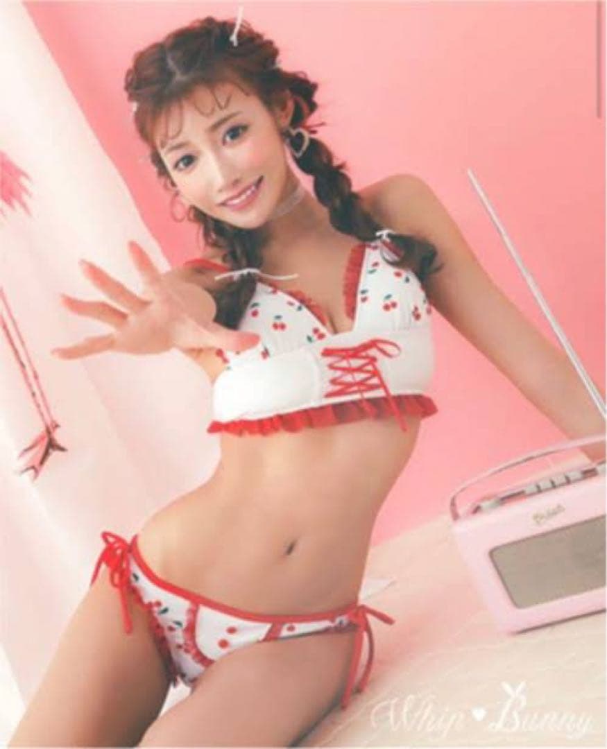 明日花キララ♡水着❤︎Whip bunny corset cherry 水着