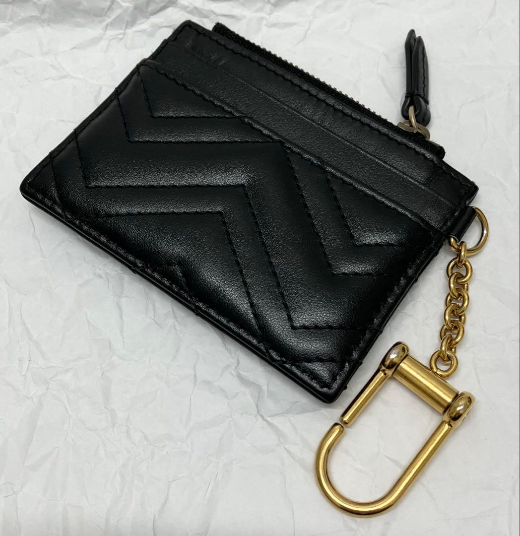 GUCCI ＆カードケース GGマーモント 627064 ブラック