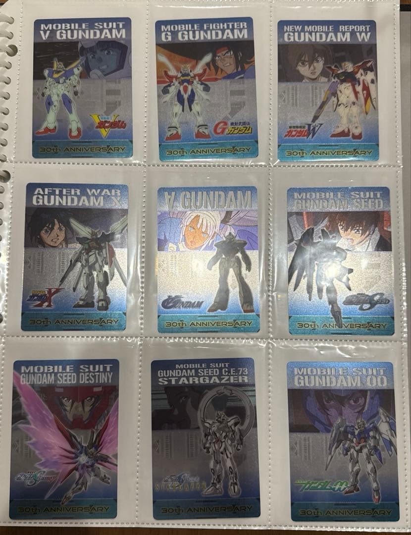 ガンダム　森永　ウエハース　ガンダム総集編30th セミコンプ　69枚セット