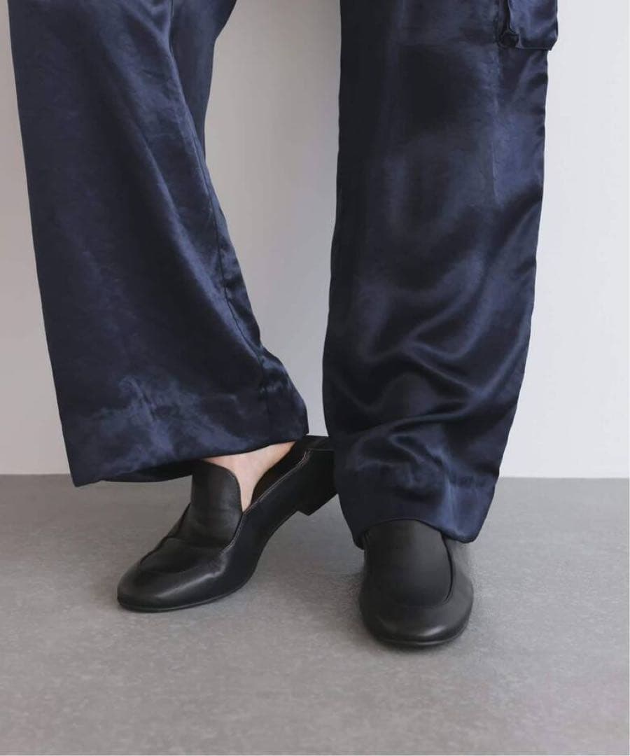 【未使用新品】スローブイエナ　ソフトローファー　ブラック　24cm