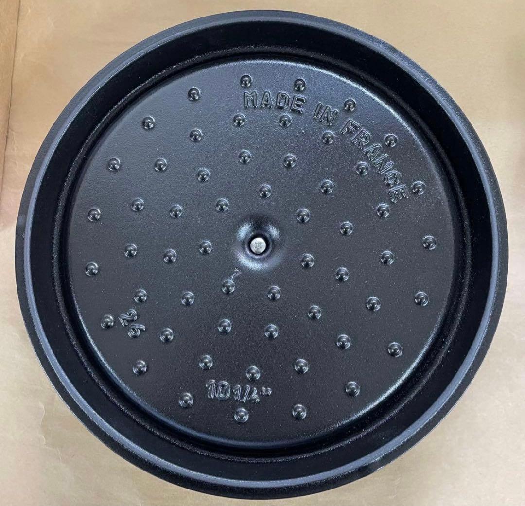 STAUB 26cm ピコ・ココット ブラック(新品・未使用)
