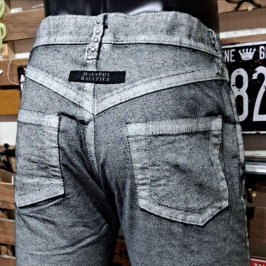 Jean Paul Gaultier コーティング加工　スタッズ　デニム　46