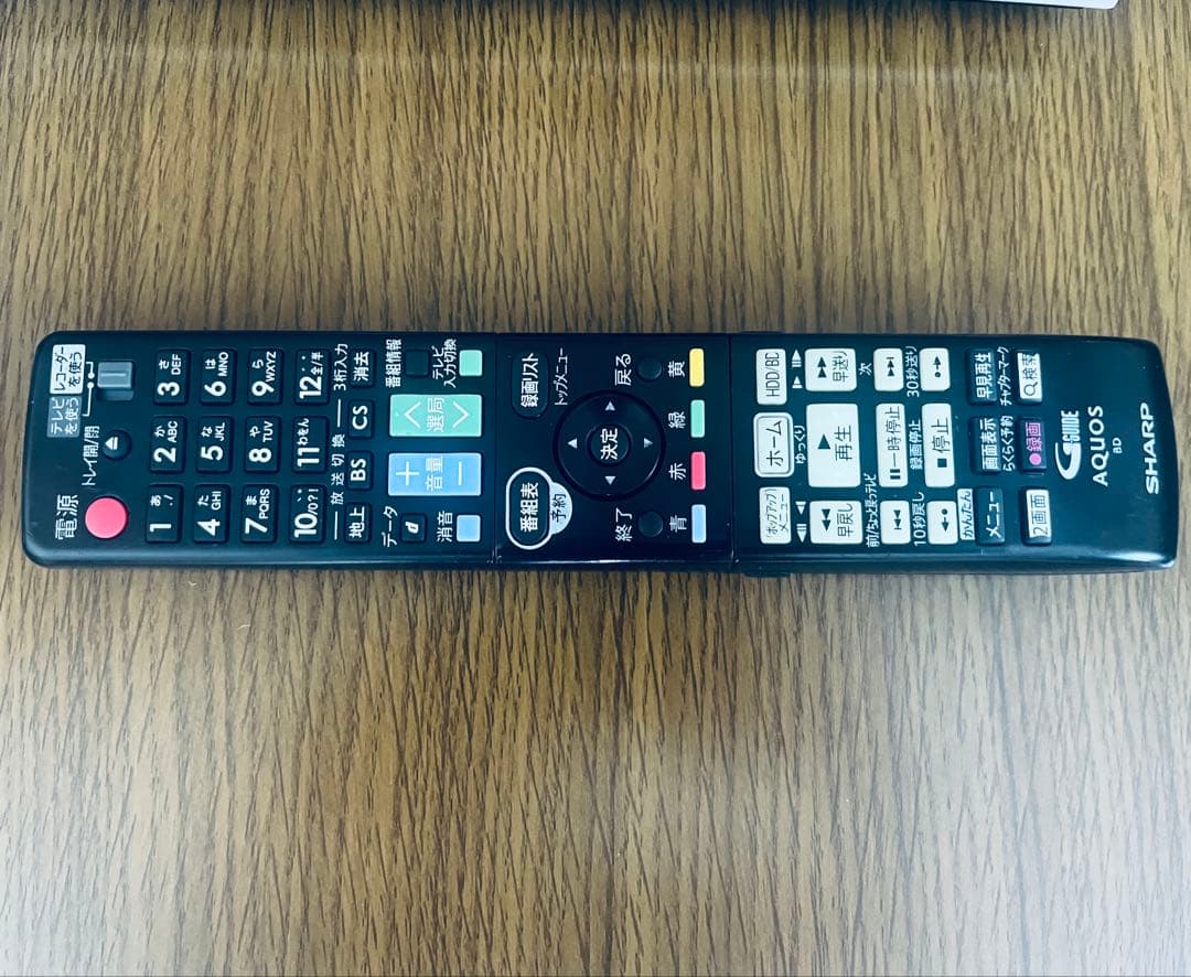 シャープ BD-W1700 ブルーレイレコーダー