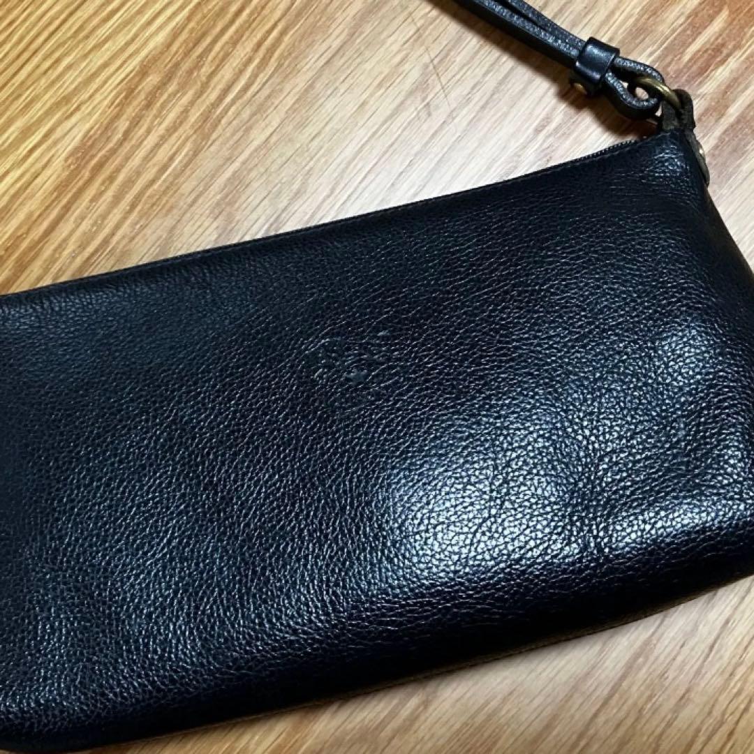 イルビゾンテ ショルダーバッグ 本革 レザー ブラック