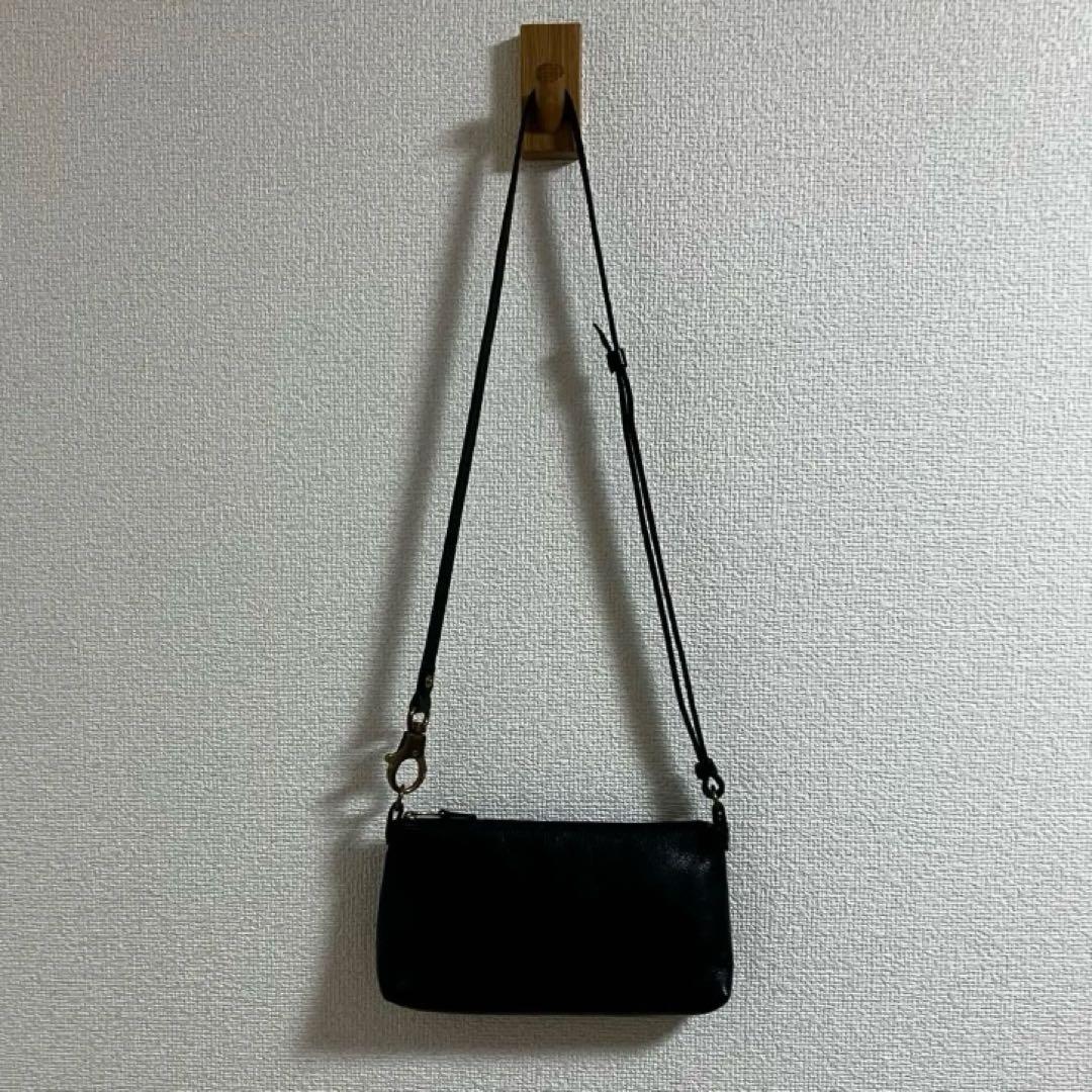 イルビゾンテ ショルダーバッグ 本革 レザー ブラック