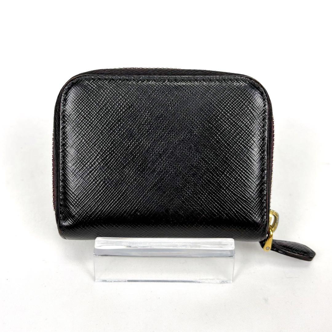 PRADA プラダ　ラウンドジッピー　ケース　ブラック　黒