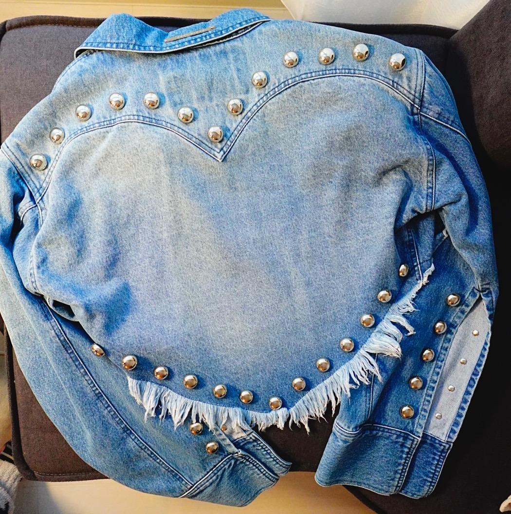 PONY STONE デニムジャケット　ハート