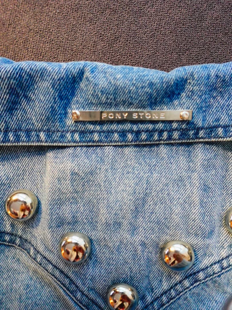 PONY STONE デニムジャケット　ハート