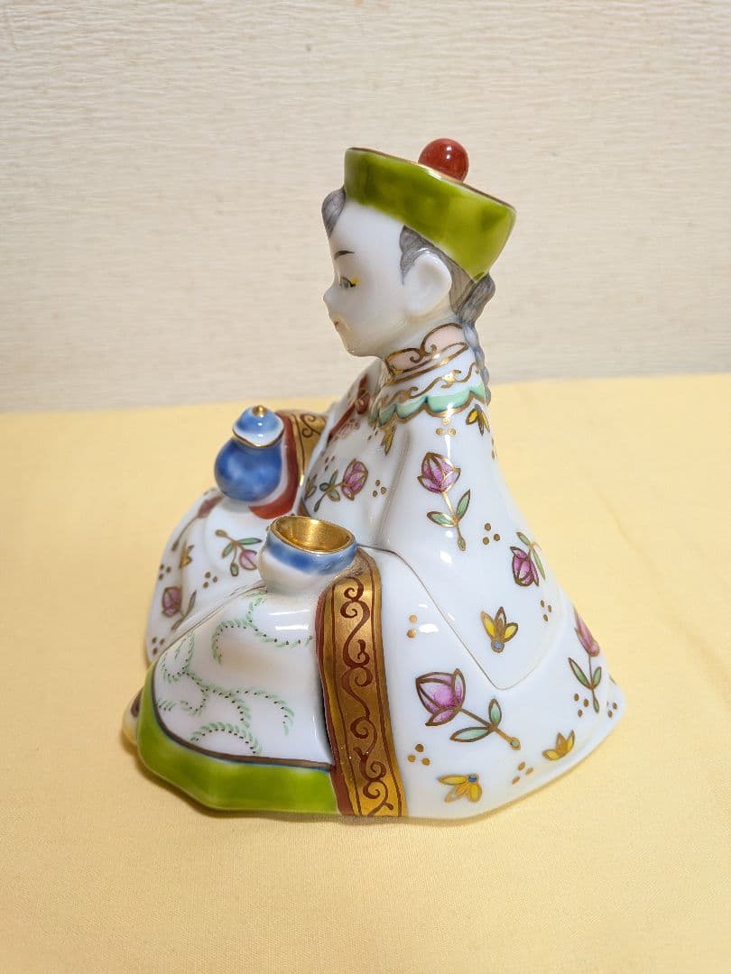 田川啓二　畑萬陶苑　鍋島焼　香炉　La poupee chinoise