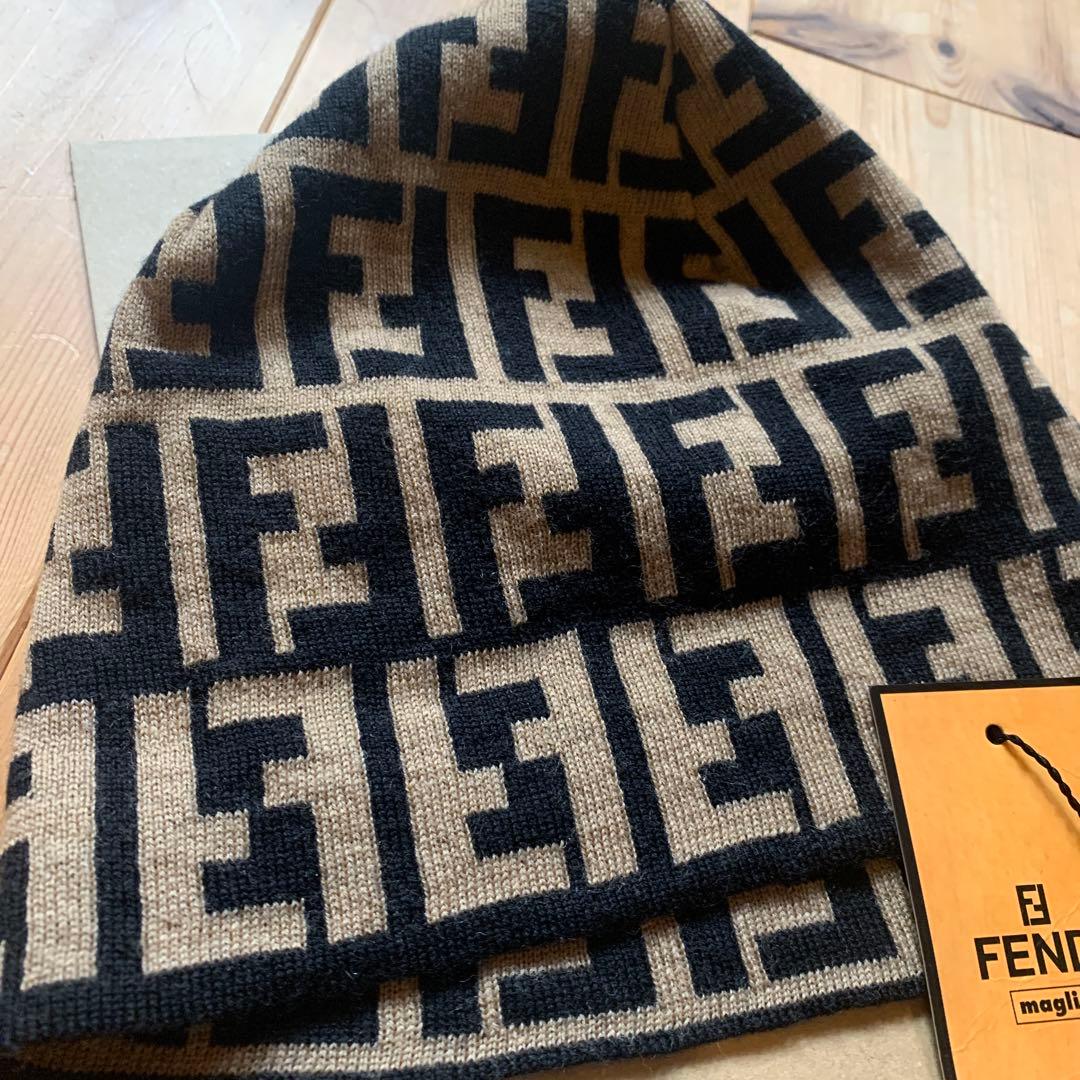 FENDI フェンディ ニット帽　ウール 即日発送‼️