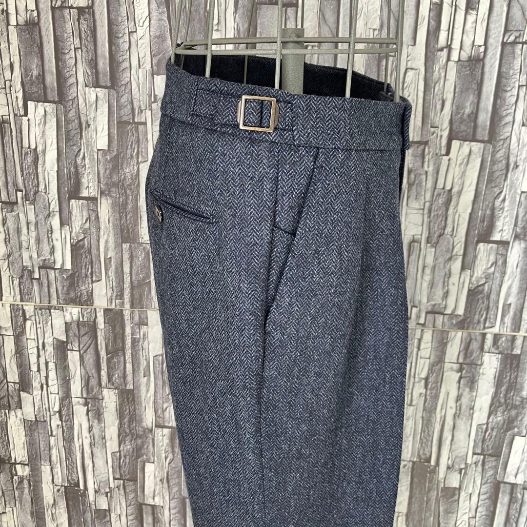 BERWICHベルウィッチ・scotchスコッチ・ブルーグレー・ヘリンボーン48