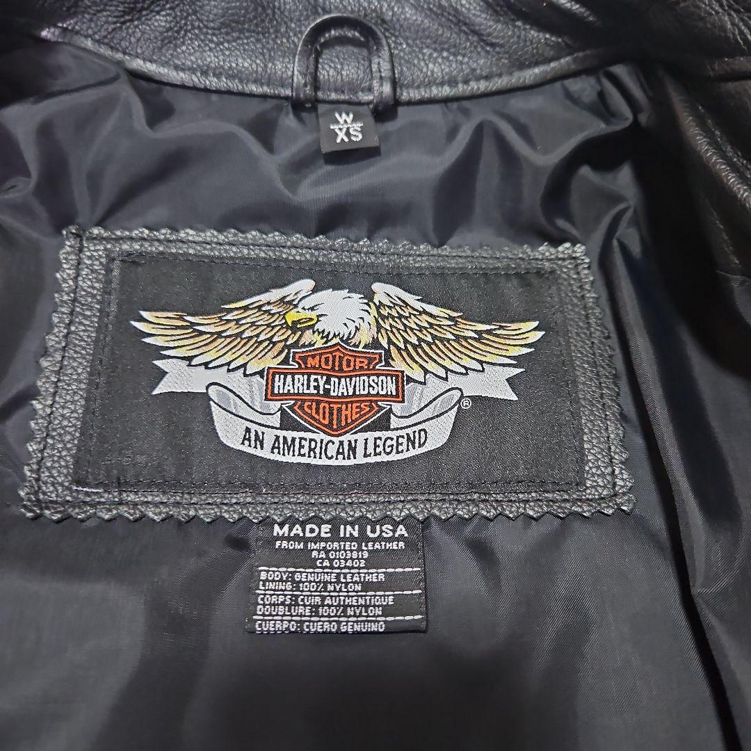 ♥️専用♥️HARLEY-DAVIDSON ブラックレザーライダースジャケット⭐