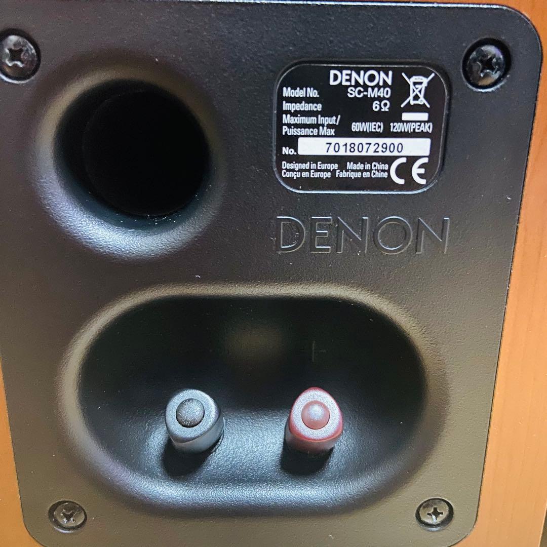 【美品】Denon SC-M40 チェリースピーカー　ペア