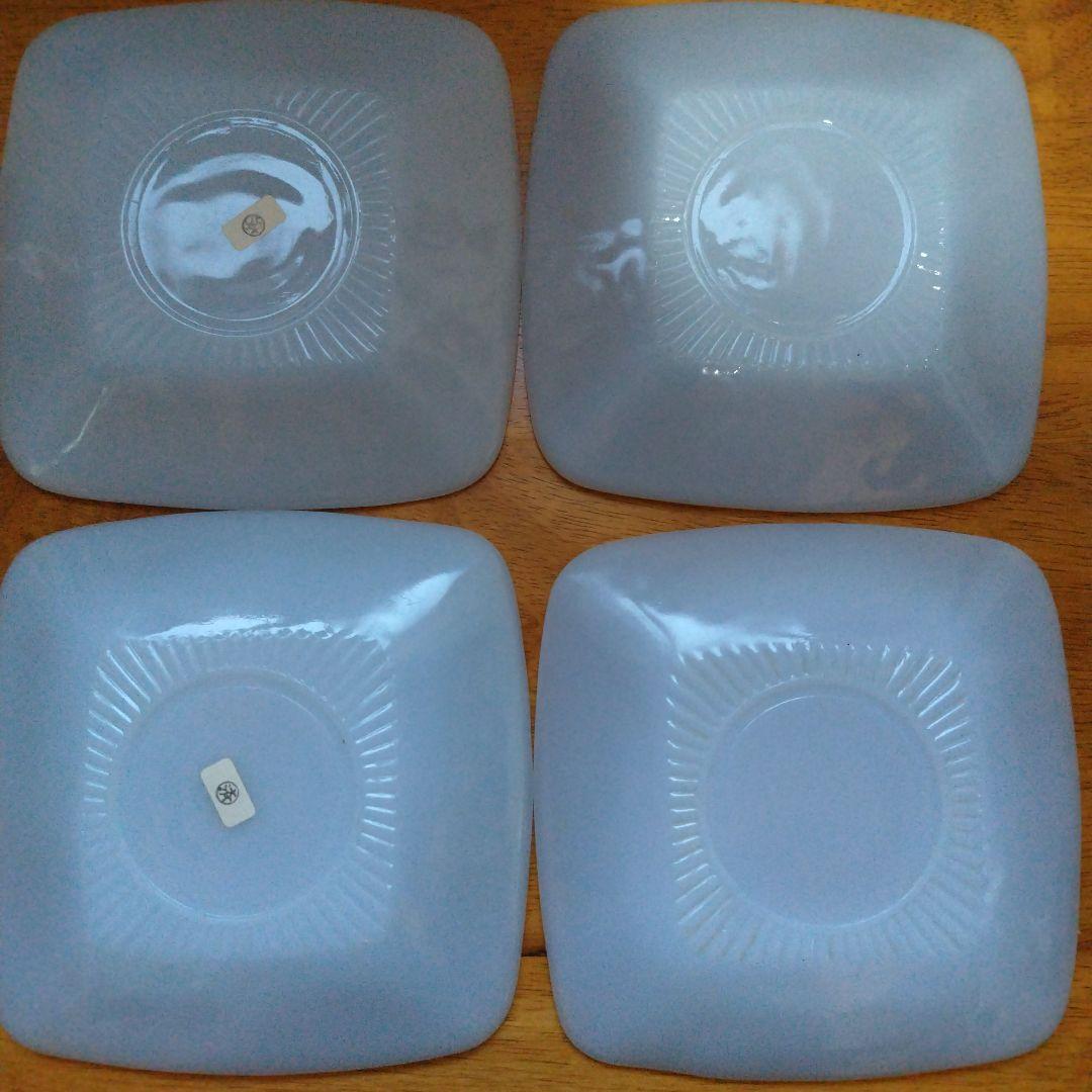 ファイヤーキング ブルー チャーム カップ & ソーサー ４客セット