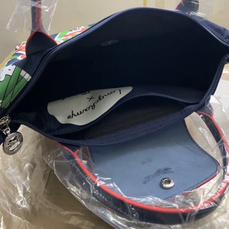 LONGCHAMP clo'e floirat プリアージュ ハンドバッグ S