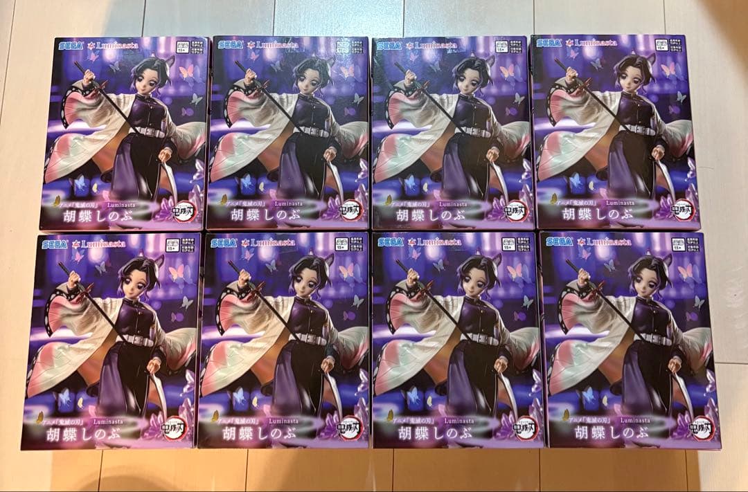秦*了様 鬼滅の刃　Luminasta 胡蝶しのぶ　フィギュア 8点セット