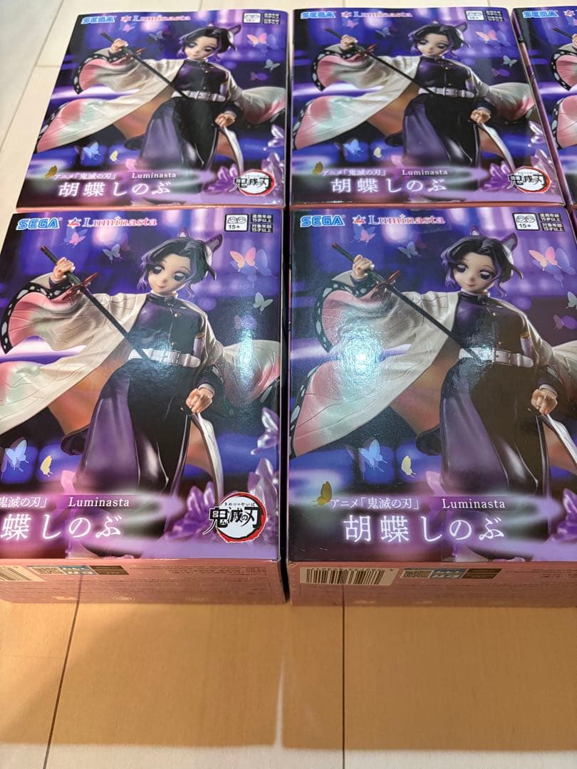 秦*了様 鬼滅の刃　Luminasta 胡蝶しのぶ　フィギュア 8点セット