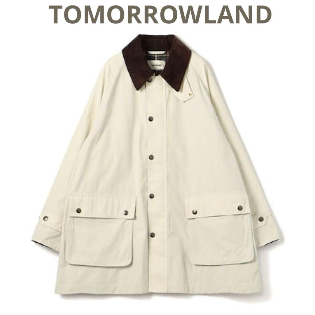 【新品タグ付】ハーフコート ライトベージュTOMORROWLAND ¥39600