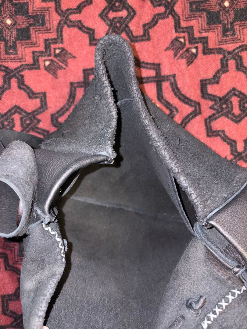 larry smith FRINGE BAG largeディアスキン　カスタム