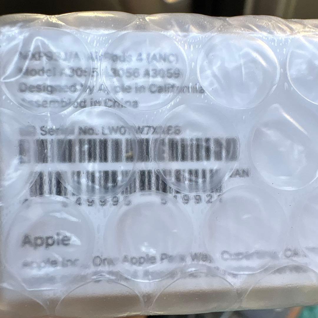 AirPods 4本体アクティブノイズキャンセリング未開封