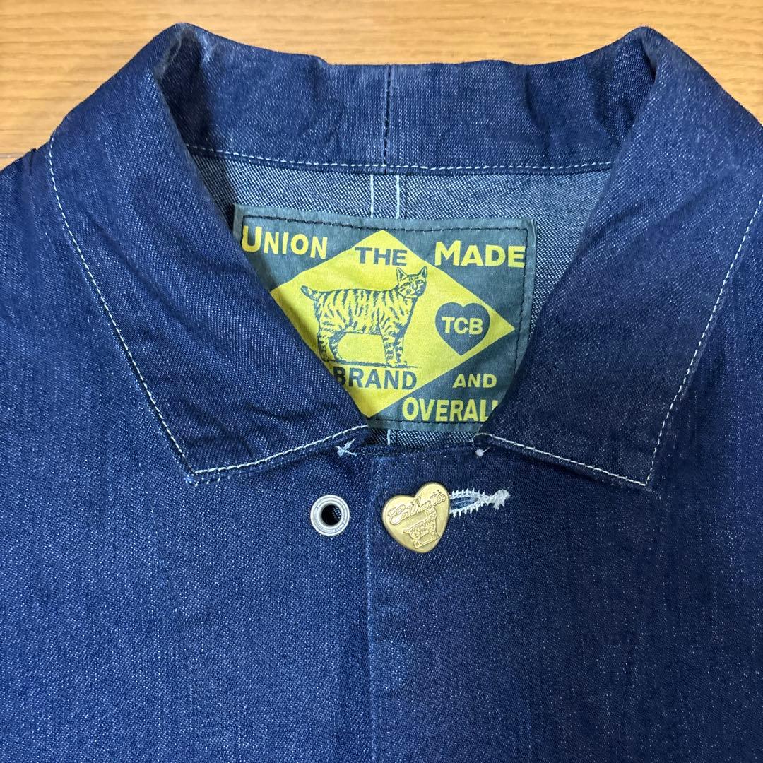TCB インディゴデニム カバーオールサイズ42