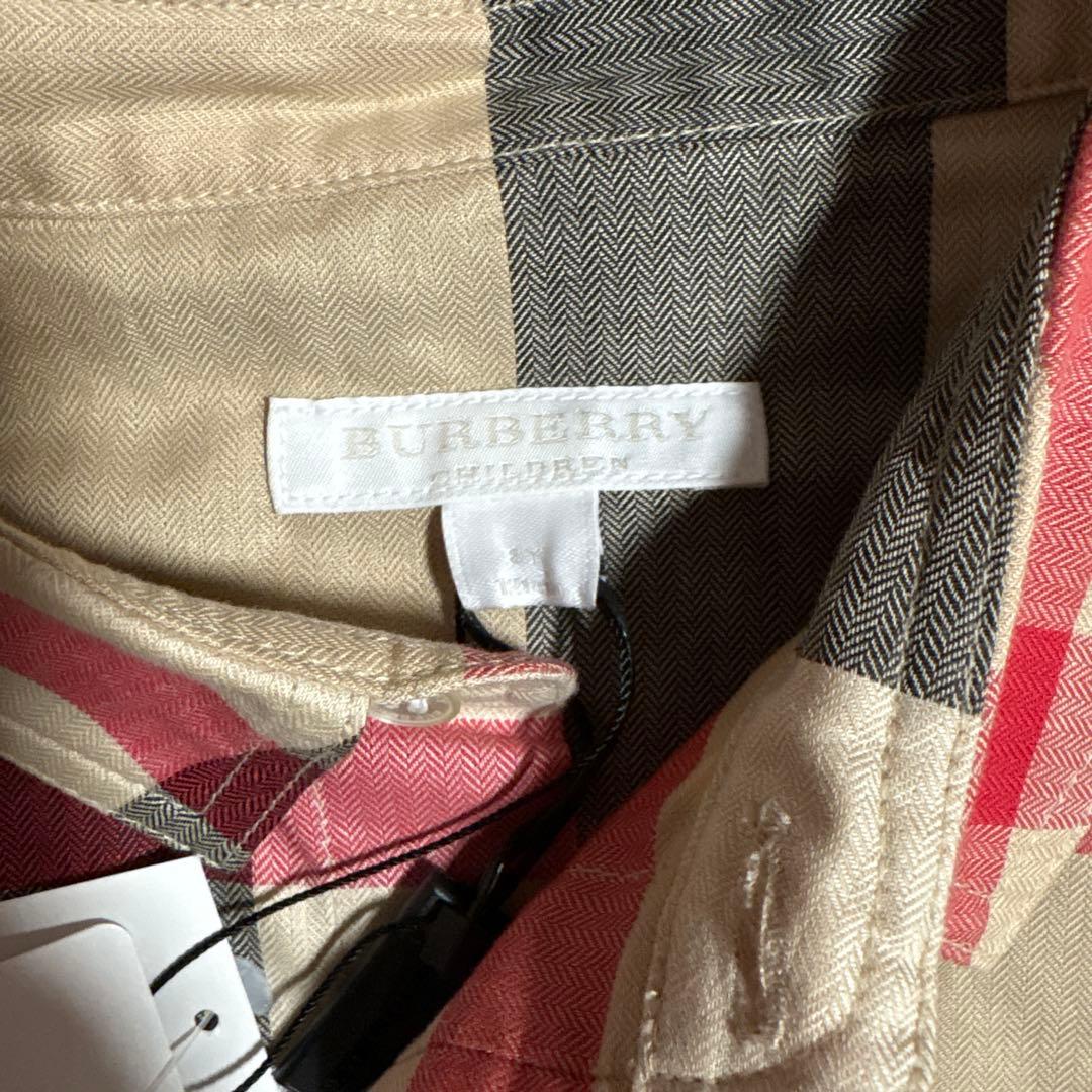 新品　バーバリー　チルドレン　シャツ　8Y 120〜130cm