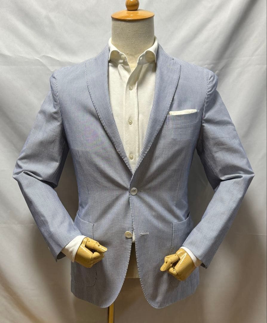 ◆国内正規品【46】BOGLIOLI◆美品！春夏物『DOVER』３Ｂジャケット◆