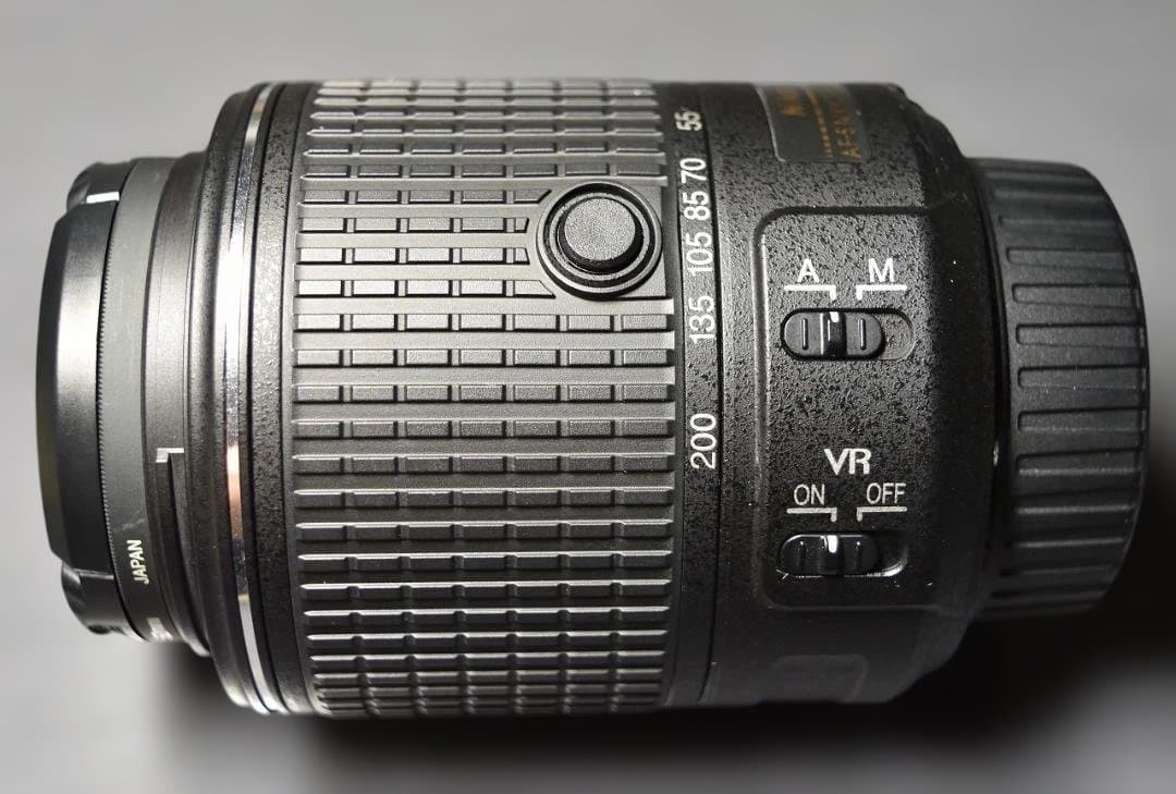 Nikon 55-200mm f/4-5.6G ED VRレンズ