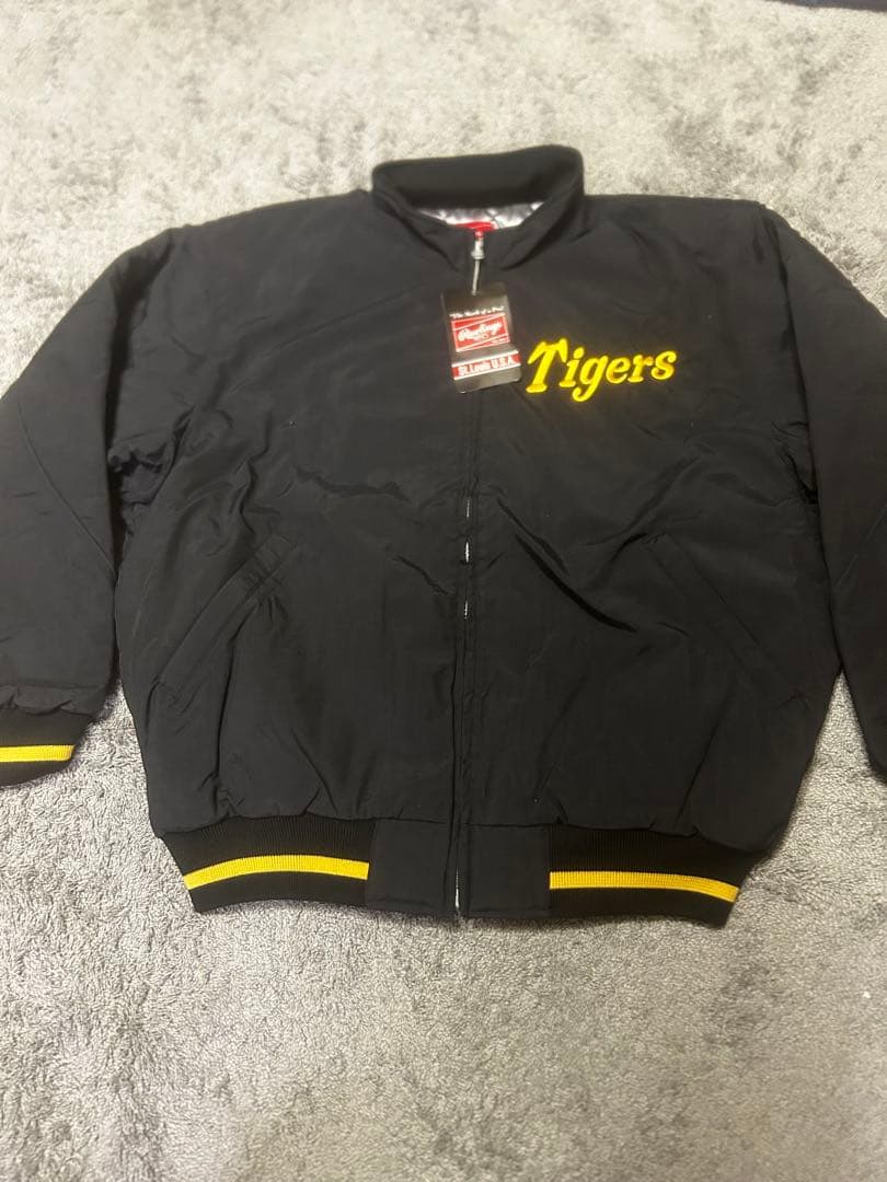 【タグ付き】阪神タイガース スカジャン Lサイズ 刺繍ロゴ Rawlings製
