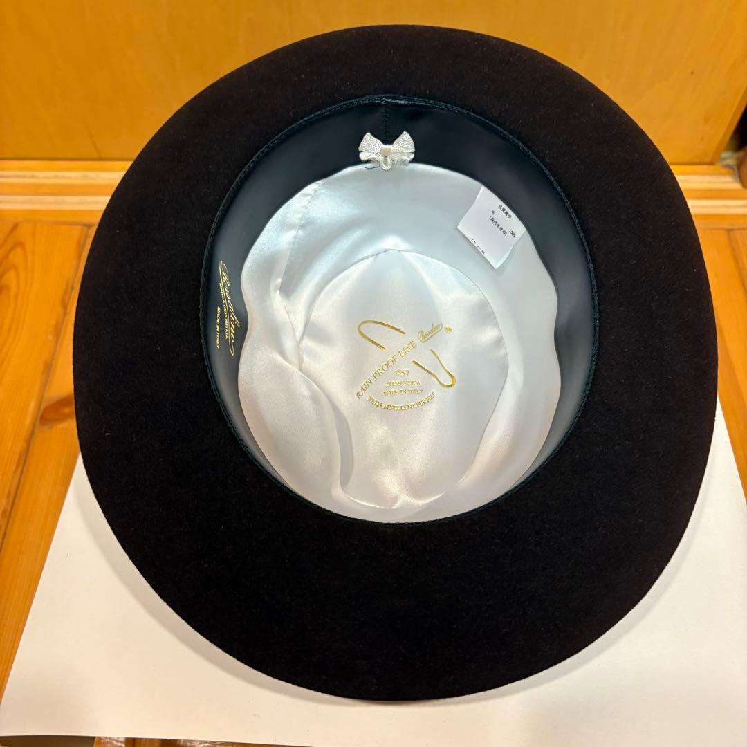 ボルサリーノ　フェルトハット ダークブラウン