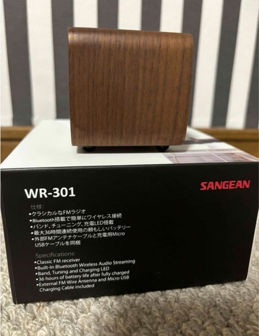 Sangean WR-301 FMラジオ・Bluetoothスピーカー